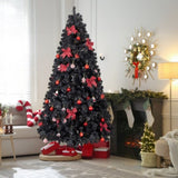 7.5 FT Artificial Christmas Tree with DIY 350 Warm White LED Lights, Hinged Xmas Pine Tree with Tree 47530637