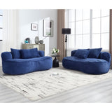 COOLMORE Bean Bag sofa Lazy Sofa Durable Comfort Lounger High Back Bean Bag Chair Couch for Adults W395P234049