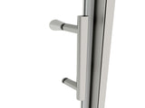 50-54" W x 71" H Piovt Swing Glass Shower Door,Pivot Frame Sliding Shower Door with 1/4" Clear W2122P199043