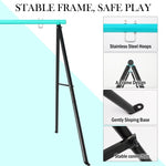 ZUN Porch Swing Frame, Heavy Duty Swing Stand, A-Frame Swing Stand Frame for Backyard Yoga Hammock 95355961