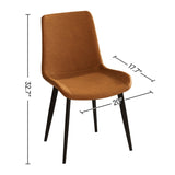 Dining Chairs 4PCS, Modern Kitchen & Dining Room Chairs, Upholstered Faux Leather Cushion Seat and W3316P294862