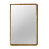 ZUN 24"x36" Rectangle Wood Mirror, Farmhouse Wall Decor for Living Room Bedroom Entryway W2078126449