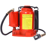 Air Hydraulic Bottle Jack, 32 Ton/70550LBS LBS All Welded Bottle Jack, 10-16.3 inch Lifting Range, W465P146641