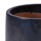 3 Pieces Ceramic Flowerpot, Modern Planter for Patio, Garden or Windowsills - Antique Gray W3273P321502