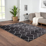 Trellis Geometric Woven Area Rug B03598017