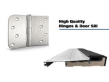 32'' x 80"Fiberglass Entry Door Frame,Left hand inswing 4-9/16 Fiberglass Door Jambs-Door frames are W6213P571612