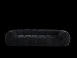 Chenille Pure Foam Sofa, Quilted Cloud Sofa, Deep-Seat Chenille Pure Foam Sofa, Comfortable W834P442224