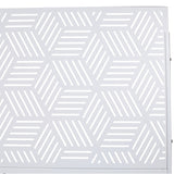 Outdoor & Indoor Privacy Metal Privacy 76" H48" W, Freestanding Decorative Privacy W465P193269