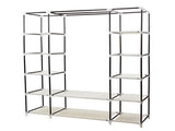 69" Portable Clothes Closet Wardrobe Storage Organizer with Non-Woven Fabric Quick and Easy to 29697868