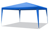 10'x10' Gazebo Waterproof Outdoor Canopy Patio Tent Party Tent for Wedding BBQ Cater, Blue 37827559
