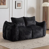 Giant Bean Bag Couch for Adults, Ultra Soft Fluffy Loveseat Bean Bag Sofa, Oversized Chase Lounge 58247801
