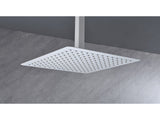 12 Inch High Pressure Rain Shower Head, 304 Stainless Steel Square Shower Head with Self-Cleaning 10204117