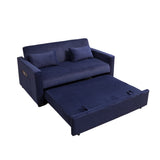 Futon Sofa Bed,3-in-1 Multi-Functional Corduroy Sleeper Couch Pull-Out Bed,Adjustable Backrest and W3138P281699
