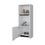White Wall Cabinet with One Door B062P252131
