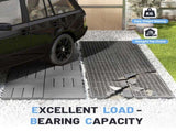 36 Pcs Interlocking Tiles, 12" x 12" HDPE Outdoor Flooring, Patio Flooring Outdoor Waterproof, W1859P507504