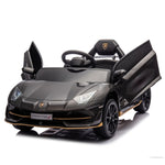 ZUN 12V Kids Ride On Car W/Parents Remote Control,Licensed Lamborghini Aventador Xago,Hydraulic pressure W1396P184347