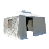 12'x12' Gazebo Cover for Hardtop Gazebos, Outdoor Universal Winter Gazebo Cover with Sidewalls and W1859P226063