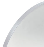 ZUN Silver 20x30 INCH Metal Arch Barhroom mirror 27516296