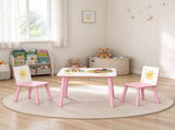 3-Piece Kids Table and Chair Set, Toddler Furniture for Boys and Girls Ages 3-8, Perfect for 33813836
