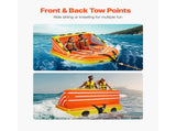 Towable Tube for Boating 1-3 Riders Inflatable Boating Tubes Towable Water Sport T3342P489063