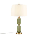 Faceted Green Glass Table Lamp B035P264525