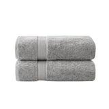 ZUN 100% Cotton Bath Sheet Antimicrobial 2 Piece Set B03599340