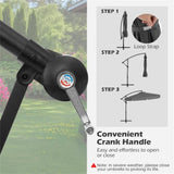 10 Feet Patio Cantilever Umbrella - Gray 86774964