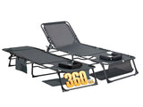 Face Down Chaise Lounge Chair 5-Position Adjustable Sunbathing, Foldable Tanning Chair with Face& W3162P449076