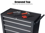 Single-bottom cabinet 4-draw, steel, black 330lb instrument cart, storage room 08302619
