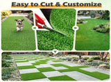 10 x 6.5 ft Green PP Artificial Turf Roll , Weather & Fade Resistant Low Grass Carpet for 06248775