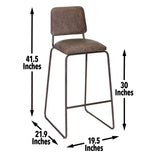 Mesa - Barstool - Brown B081P157717