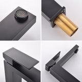 Matte Black Bathroom Faucet Single Handle Tall Vessel Sink Faucet Vanity Bathroom Faucet Basin Mixer W1932P148110