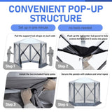 10' x 10' Outdoor pop-up camping canopy 58168991