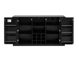 U-Style 47.2" Counter Height Table with Foldable Top & Power Outlet, Sideboard Buffet Cabinet & Bar N711P437715B