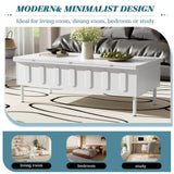 U-Can Lift-Top Coffee Table with 2 Drawers, Modern Space Saving Center Table with N724P292514K