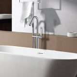Freestanding Bathtub Faucet with Hand Shower W1533124985
