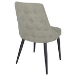ZUN Light Grey Tufted Dining Chair B062P153840