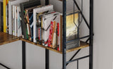 7 Shelf Bookcase, Modern High Bookcase, Thickened iron frame and thickened laminate composition, W3062P289201