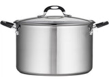 Stainless Steel 12 Quart Covered Stock Pot 19871173