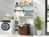 Toilet Storage Cabinet White 14408836