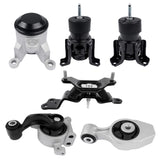 6Pcs Motor & Trans Mount for INFINITI JX35 2013 QX60 Nissan Pathfinder 2013-2016 Murano 3.5L FWD 25487885