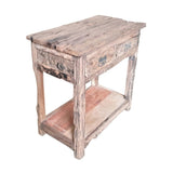 31.5x17.5x31.5" Rustic 2-Drawer Kitchen Island W2078P174935