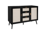 ZUN 2 Door 3 Drawer Cabinet, Accent Storage Cabinet, Suitable for Living Room, Bedroom, Dining Room, W688137475