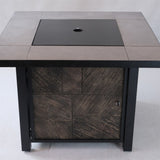 50000 BTU, CSA Certification Square Gas Fire Table ,Contain 5 kg Lava Stone And Rainproof W2734P194105