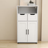 Farmhouse Storage Cabinet ,Versatile Double-Door Storage Cabinet with Adjustable Shelves - Perfect 68508936