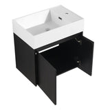 24 Inch Bathroom Cabinet With Sink,Soft Close Doors,Float Mounting Design, For Small Bathroom W999P228747