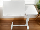 Overbed Bedside Desk, Mobile Rolling Laptop Stand Tilting Overbed Table with Wheels, Height W2641P269198