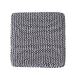 KNITTED FOOT STOOL 62665.00LGRY