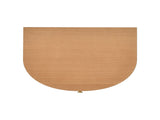 Valentine 24" 2-Drawer Storage Side Table, Natural Brown Beech Wood B2719P238488