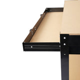 Steel Workbench Tool Storage Work Bench Workshop Tools Table W/Drawer and Peg Board 63" W46517479